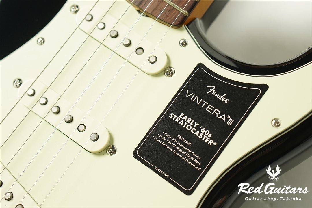 Vintera III Early 60s Stratocaster - Black